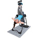 Image of woman using the Teeter inversion table on the Teeter inversion mat