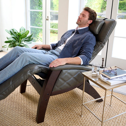 man in recliner