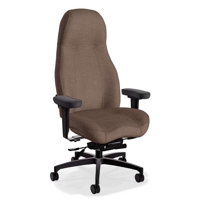 High Back Ultimate Executive Office Chair in hickory