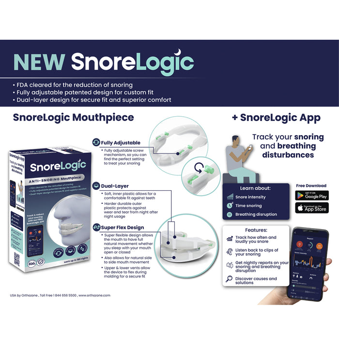 SnoreLogic Anti-Snoring Mouthpiece App