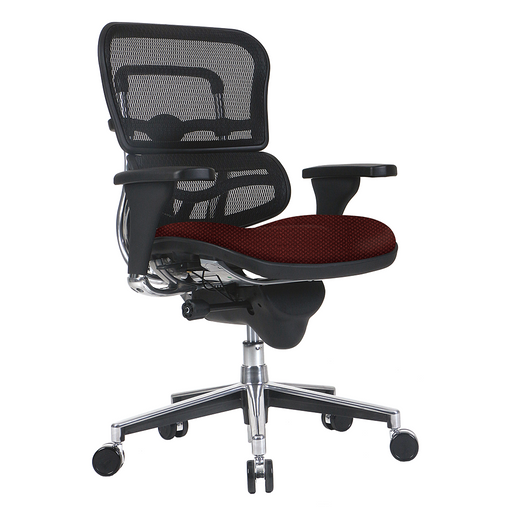 Tempur-Pedic Ergohuman Office Chair in burgundy | Relax The Back