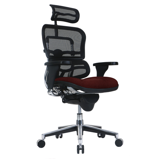 Tempur-Pedic Ergohuman Office Chair in burgundy | Relax The Back