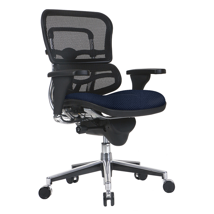 Tempur-Pedic Ergohuman Office Chair in navy | Relax The Back