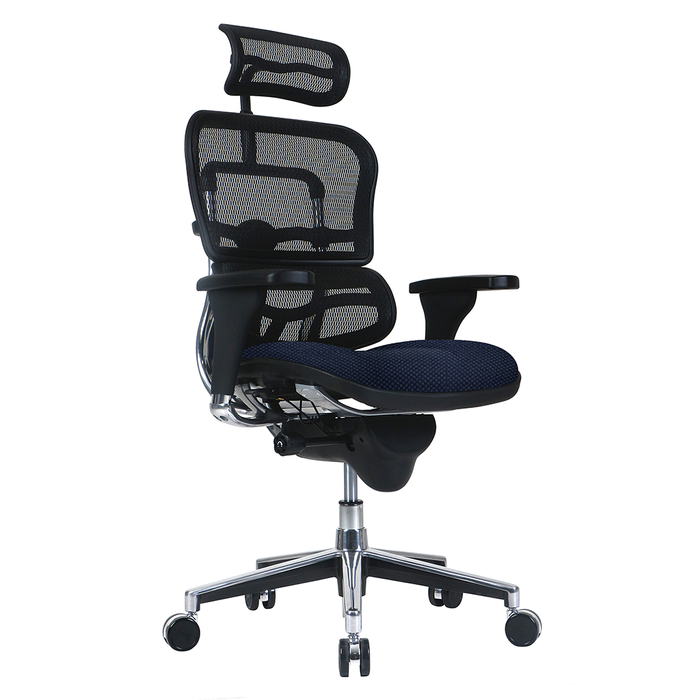 Tempur-Pedic Ergohuman Office Chair in navy | Relax The Back